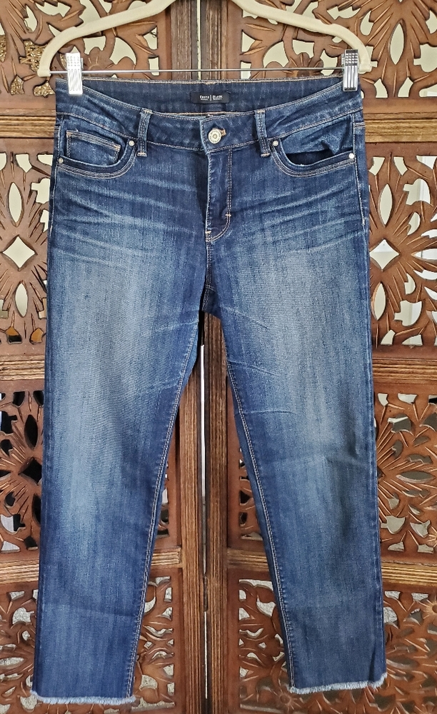 WHBM Slim Crop Skinny Jeans